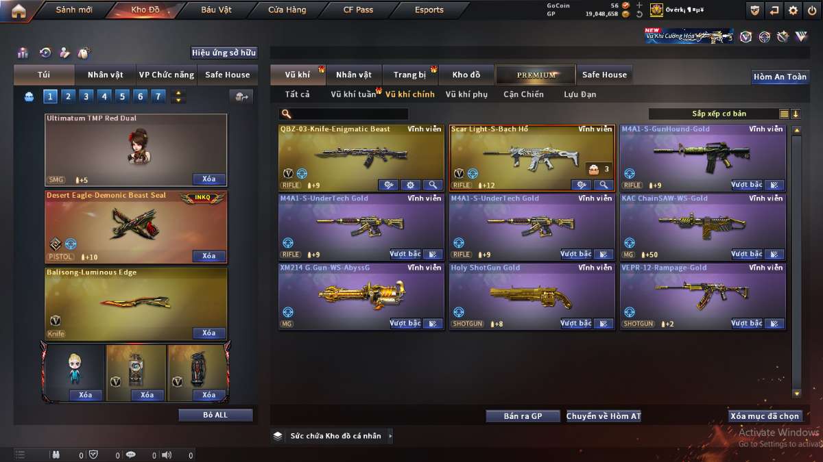 shop acc cf uy tin gia re